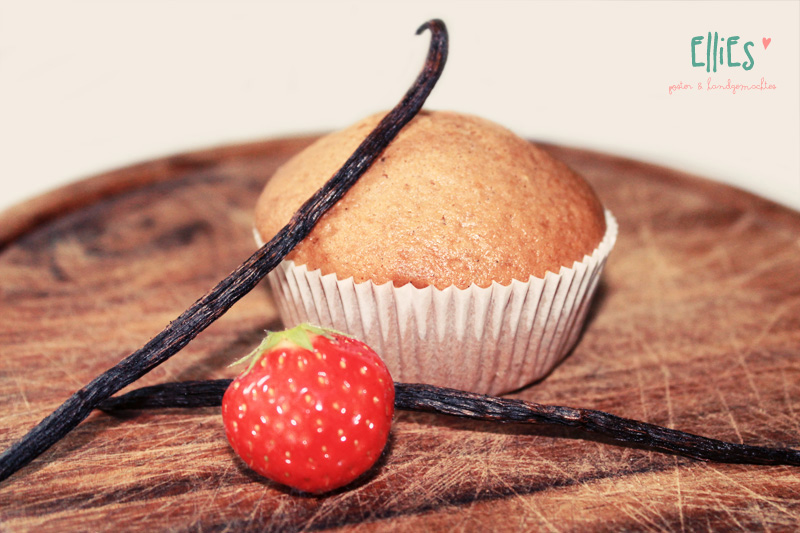 Erdbeer-vanille-Cupcake